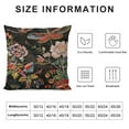 thumbnail image 6 of Acheng Cushion Cases Chinoiserie Coral Peony Floral Pillowcase Asian Chic Dragonfly Throw Pillow Case Abstract Throw Pillow Covers Farmhouse Decorative for Living Room Farmhouse Patio,Set of 2 White, 6 of 6