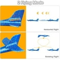 thumbnail image 4 of Rirool Foam Glider Catapult Plane Toy for Kids, 3 Pack Airplane Launcher Toys with 2 Flight Modes, Outdoor Flying Toys Birthday Gifts for Boys Girls, 4 of 8