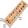 thumbnail image 3 of Mancala Mancala Wooden Mancala Board Game Set | Portable And Educational Two Player Strategy Game Kids Adult Travel Interaction Puzzle Toys Montessoris Game For Kids Adult, 3 of 9