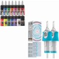 thumbnail image 1 of Tattoo Ink Set 1/2 oz (15ml) Blue + 3RL 40PCS Blue Needles Cartridge, 1 of 8