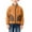 Yellow, variant on Fleece Jacket Boys Kids Contrast Patch Stand Collar Color Block Fleece Zip Liner Jacket Boys Spring Fall Warm Inner Coat