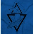 thumbnail image 2 of Triangle Whale Symbolic Spirit Animal Plus Size Crewneck Graphic Tee Shirt Brisco Brands 2X, 2 of 3