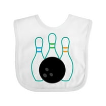 Inktastic Bowling Team Bowler Boys or Girls Baby Bib
