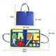 thumbnail image 3 of Juguetes Montessori de Tablero Ocupado para Niños , Juguetes Sensoriales Plegables, de Bolsa Portátil,, 3 of 9