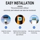 thumbnail image 5 of Cámara de seguridad para el hogar con wifi, 1080P HD, panel solar, vigilancia exterior, IP66, cámara inteligente para casa, voz bidireccional, soporte inalámbrico, 5 of 9