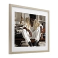 thumbnail image 2 of Stupell Industries Art Deco DJ with Record Collection Birch Framed Print Under Glass, 21 x 17, by Franklyn Gregory, 2 of 8