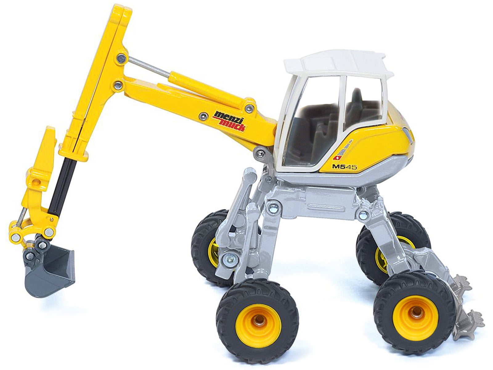 Menzi Muck M545 Walking Excavator Yellow with White Top 1/50