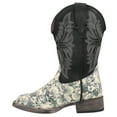 thumbnail image 3 of Roper Girls Claire Floral Square Toe Cowboy   Mid Calf Boots, 3 of 5