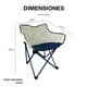 thumbnail image 2 of Silla Plegable de Playa Camping y Exteriores CJR Moderna Comoda Blanco, 2 of 9