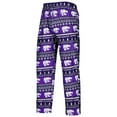 thumbnail image 4 of Men's Concepts Sport Purple Kansas State Wildcats Swivel Long Sleeve Top & Pants Sleep Set, 4 of 5