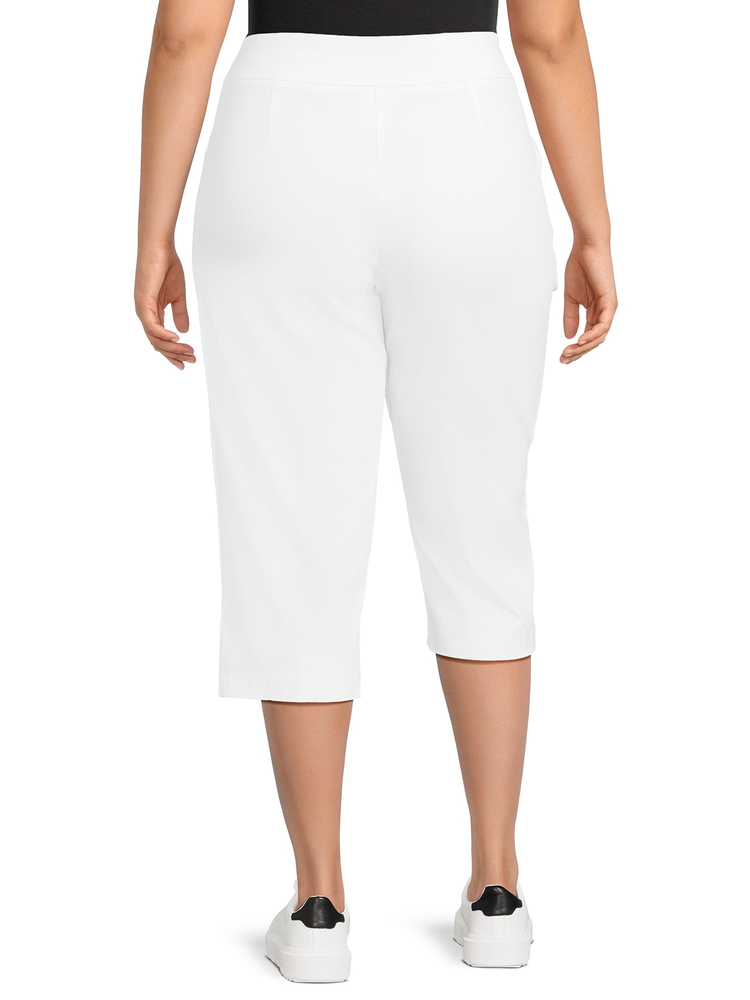 JMS Just My Size by Hanes Women’s Plus Size Millennium Capri Pants, Sizes 1X-4X