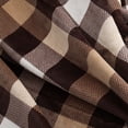 thumbnail image 5 of Berkshire Life Brown Plaid Cozy Soft Reversible Oversized Throw Blanket, 5 of 10