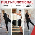 thumbnail image 3 of Lifeline Fitness Ankle and Wrist Attachments for Exercise Resistance Cables to Isolate and Target Muscle Groups, 3 of 5