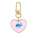 thumbnail image 1 of Los depredadores cazan tiburones. Llavero de metal en forma de corazón dorado, 1 of 3