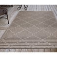thumbnail image 3 of Liora Manne Malibu Checker Diamond Indoor Outdoor Area Rug Neutral, 3 of 7