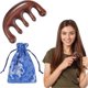 thumbnail image 1 of wonim44 Wooden Scalp Massager Comb Round Scalp Massage Wide Tooth Comb-Scalp Gua Sha, Hair Massager Scalps for Hair Growth, 1 of 1