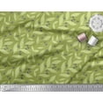 thumbnail image 3 of Soimoi Green polyester Crepe Fabric Black Berries & Leaves Print Fabric by Yard 52 Inch Wide, 3 of 3