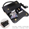 thumbnail image 4 of Bolso de hombro de embrague clásico retro patrón de cocodrilo pequeño bolso cruzado para mujer MFZFUKR WRHS-237-2, 4 of 6