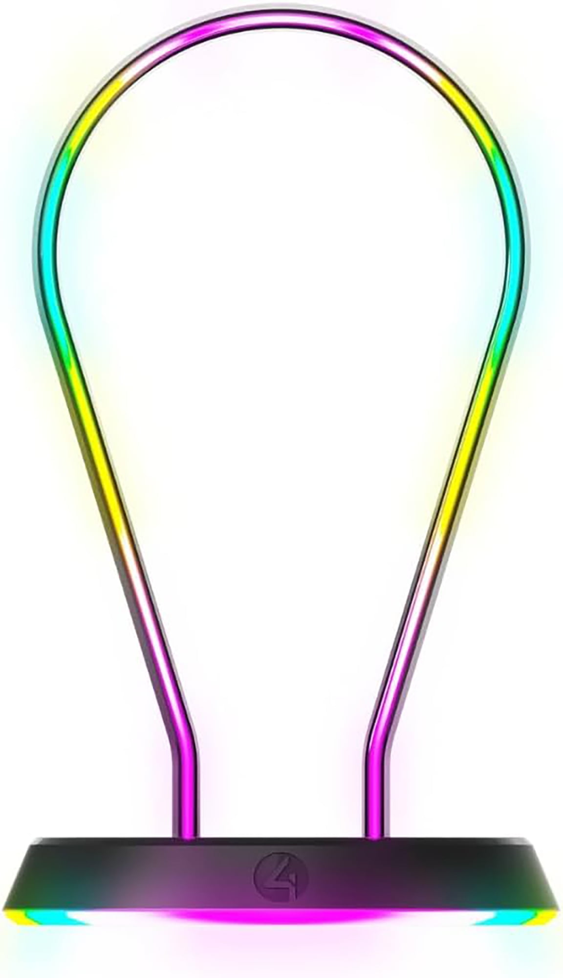 PC Accessory: Wired Headset - 4Gamers LED Light Up Headset with Stand: Compatible with PC, Switch, PS5, Xbox X|S