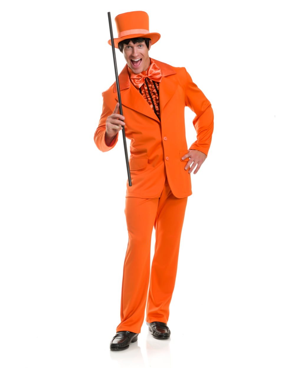 Mens Dumb And Dumber Orange Tuxedo With Jacket Pants Cumberbun Costume ...