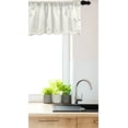 thumbnail image 3 of Ambesonne Ivory Window Valance, Large Polka Dots Circles, 54" X 18", White Beige, 3 of 3