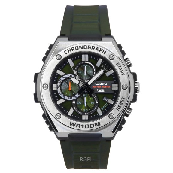 Casio MWA300H-2A Men's Chronograph Blue Dial Resin Strap Watch