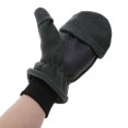 thumbnail image 3 of ROZYARD Stretch Convertible Mittens Women Men Thick Warm Fleece Lined Flip Top Gloves, 3 of 19