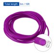 thumbnail image 2 of Uxcell Rubber Cord Tube Hollow Tubing for DIY Craft Beading Necklaces Bracelet Violet 5mx2mmx1mm, 2 of 5