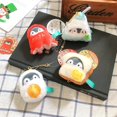 thumbnail image 3 of LLavero de peluche de pingüino de huevo hervido tostado, Serie de desayuno, colgante de bolsa de pulpo Animal Kawaii, juguetes de peluche suaves, 1 unidad, 3 of 5
