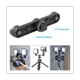 thumbnail image 4 of Triple Cold Shoe Extension Mount Hot Shoe Adapter Extension Bar Bracket with 1/4, Screw for Tripod Microphone LED Light, 4 of 9