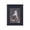 A001- Clear, variant on Halloween Ghost Decor 4.5 Inch Round Vintage Framed Wall Art Gothic Wall Decor Spooky Halloween Decor for Home Living Room Black 3 Inch Halloween Picture Frame 1 Pack