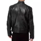 thumbnail image 5 of Chaqueta de cuero para motocicleta para hombre, chaquetas ajustadas de PU con solapa, abrigo de cuero informal a prueba de viento con cremallera para otoño e invierno, ropa para hombre, 5 of 5