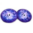 thumbnail image 3 of Mystical Purple Intertwining Fantasy Glass Eyes, 3 of 10