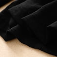 thumbnail image 6 of Adeawade Womens Trousers High Waist Wide Leg Pants For Soft Linen Blend Cropped Palazzo Trousers With Flowy Skirt Casual Wear M Black, 6 of 8