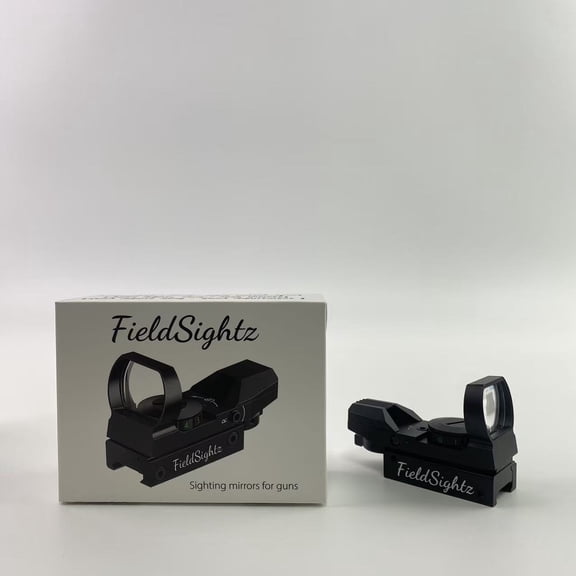 FieldSightz Sighting mirors for guns,Red Green Dot Gun Sight Scope Reflex Sight 1.25" Wide