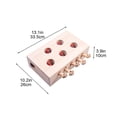thumbnail image 2 of RKSTN Landscape Craftsmanship Cat Toys Whack Hamster Corrugated Cat Scratch Board Amuse Cat Toys Multifunctional Cat Toys Cat Supplies D, 2 of 5