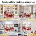 thumbnail image 5 of Pink Valentines Day Kitchen Curtains Window Panels, Love Heart Eucalyptus Botanical Rustic Insulated Window Treatment Curtain, Grommet Curtains for Bedroom/Living Room/Bathroom, 2 Piece 52"Wx63"L, 5 of 8