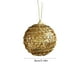 thumbnail image 3 of Golden Glitter Christmas Ball Ornaments Hanging Decorations for Holiday Tree Party Festive Arrangements Shiny Sphere Baubles Xmas Decor, 3 of 6