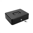 thumbnail image 1 of Caja de Efectivo Caja Efectivo Metal con Bandeja y Cerradura con Llave,Caja Efectivo con Bloqueo Escalonado,Caja Fuerte con Cerradura Duradera con 4 Billetes,5 Ranuras para Monedas, 1 of 6