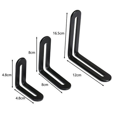 

SONGBIRDTH Right Angle Brace Connecting Rust-resistant Convenient Stainless Steel Shelf Stand Corner Brace