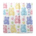 thumbnail image 2 of Yayeee Shower Curtain with Hooks 72"x72" Waterproof Fabric Bathroom Hanging Decor, Colorful Gummy Bears Pattern, 2 of 5