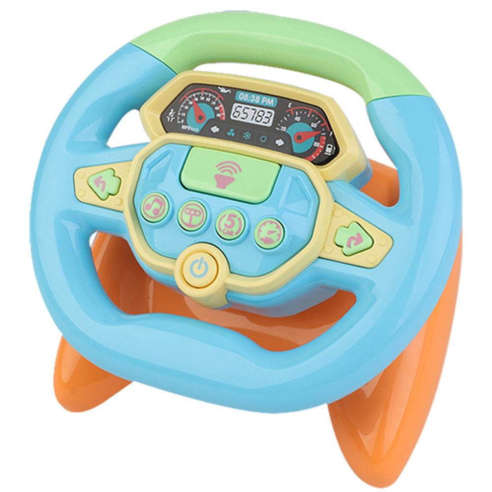 Baby Steering Wheel ToySimulated Driving Steering Wheel Toy with Light