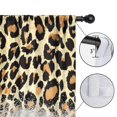thumbnail image 4 of Blackout Kids Curtains,Leopard Print and Baseballs Pattern Childrens Insulated Curtains Set Of 2,Bedroom Essentials,Toddler Room Decor 52"x84", 4 of 5