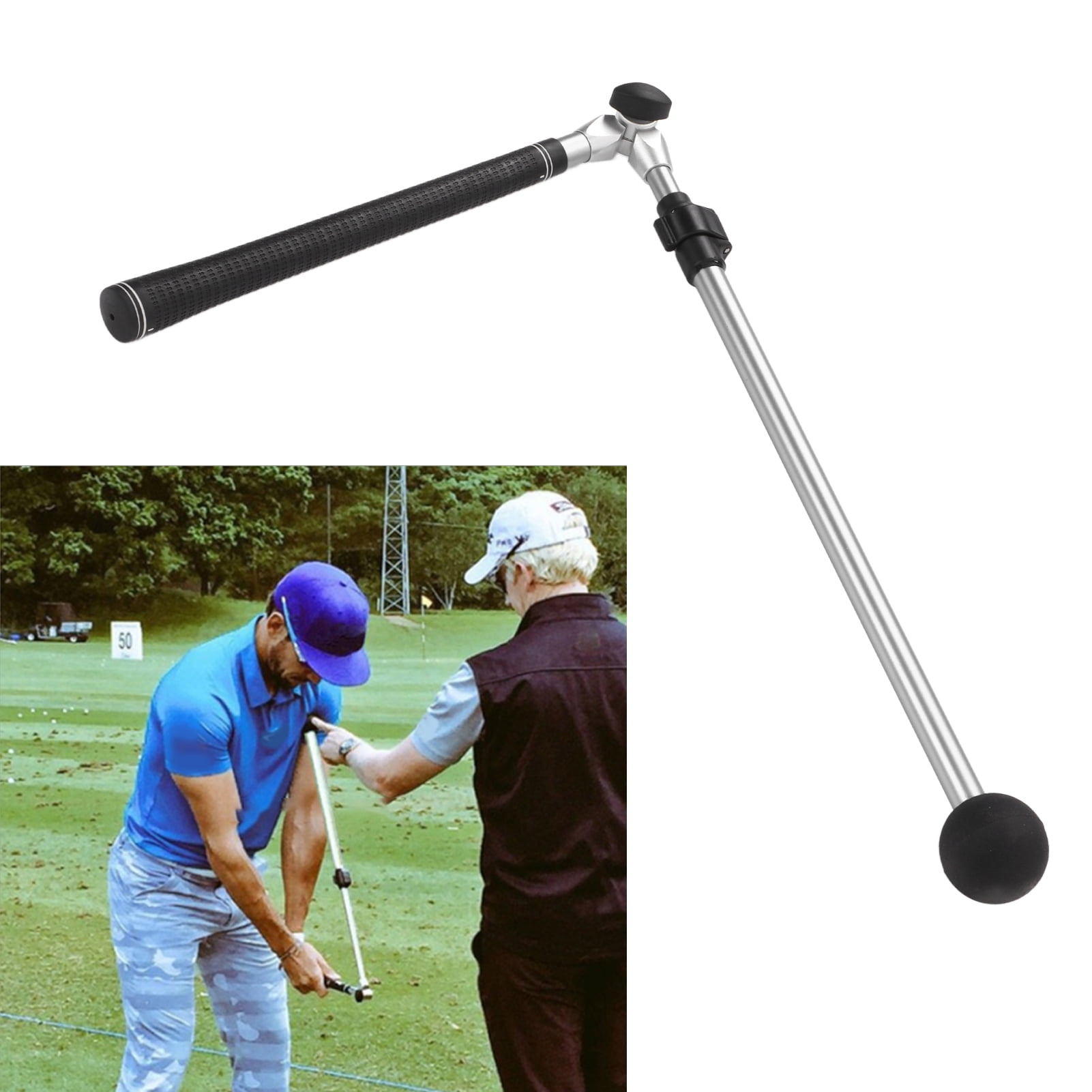 ESTINK Telescopic Golf Swing Trainer Folding Hands Corrector Retractable Position Grip