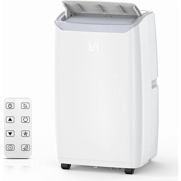 14000 BTU Portable Air Conditioner for Rooms up to 750 Sq.Ft, 3-in-1 Portable AC Unit with Cooling, Dehumidifier & Fan Modes, Remote, 24H Timer, Sleep Mode, Window AC Kit, AC Unit for Bedroom