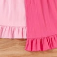 thumbnail image 4 of SonxaHe Dresses for Infant Girl Fashion Sleeveless Solid Loose Dress Baby Cozy Soft Princess Summer Dresses Clothes Pink,Szie 9-12 M, 4 of 4