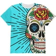 thumbnail image 1 of Sugar Skull All Over Youth T Shirt Multi YSM, 1 of 2