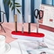 thumbnail image 5 of Organizador de escritorio de silicona para brochas de maquillaje, multiusos, para guardar bolígrafos y lápices (rojo), 5 of 9