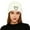 X10 White, variant on Bling Rhinestone Double Layer Knit Beanie Hats for Women Girls Warm Lined Winter Hat Thick Skull Cap,