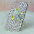 thumbnail image 2 of Compatible with OnePlus 7 Pro Glitter Case,3D Diamond Crystal Glass Flower Rhinestone Women Girls Rainbow Shiny Sparkle Bling Glitter Protective Phone Case Cover, 2 of 6